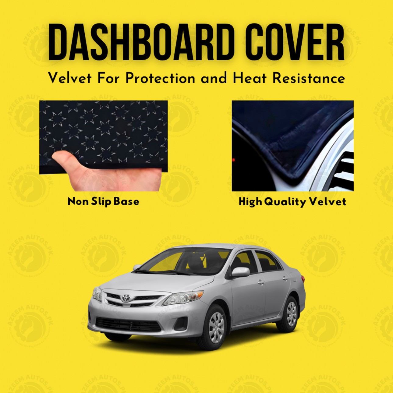 Toyota Corolla 2009-13 Velvet Dashboard Mat