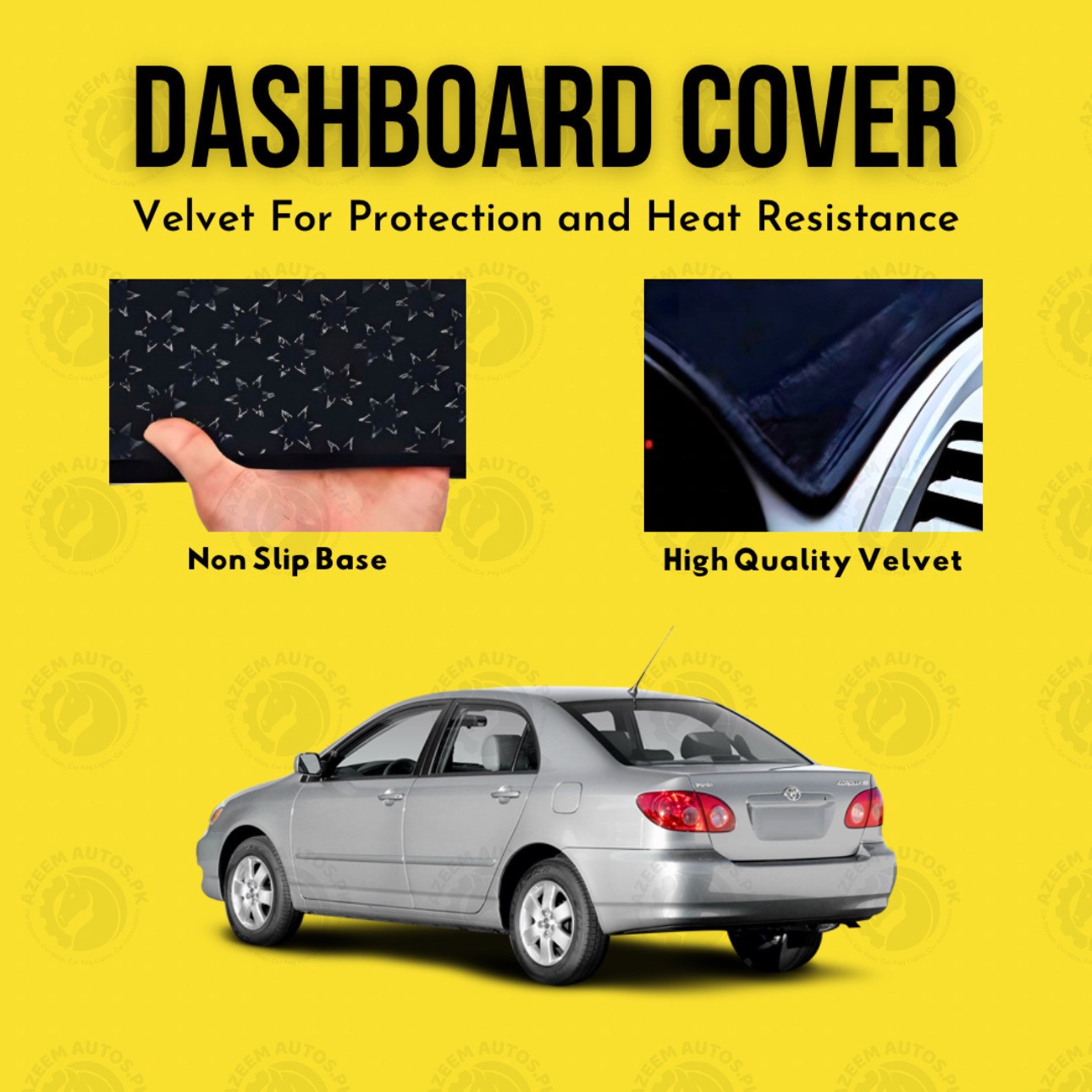 Toyota Corolla 2001-07 Velvet Dashboard Mat